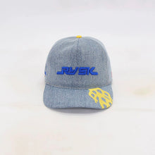 Load image into Gallery viewer, Denim Flame Trucker Cap